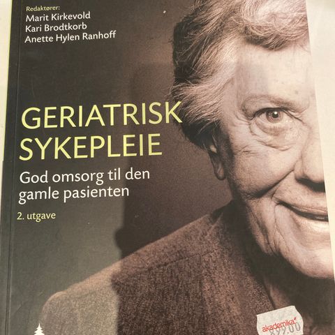 Geriatrisk sykepleie