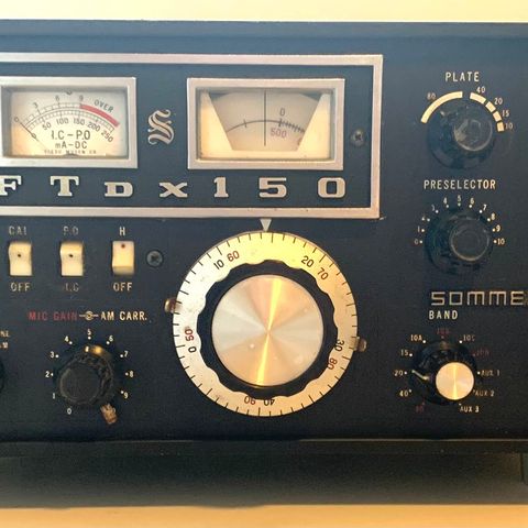 Amatørradio FTdx150 oldschool