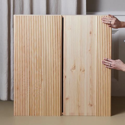 2 pakker spilepanel nok til 2 IKEA Ivar skap