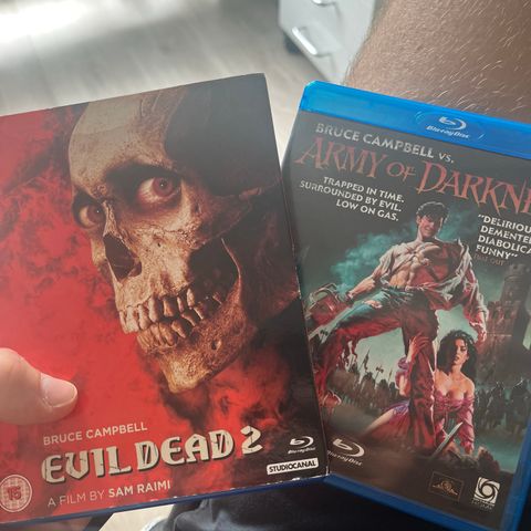 Evil dead 2 og Army of darkness Blu ray