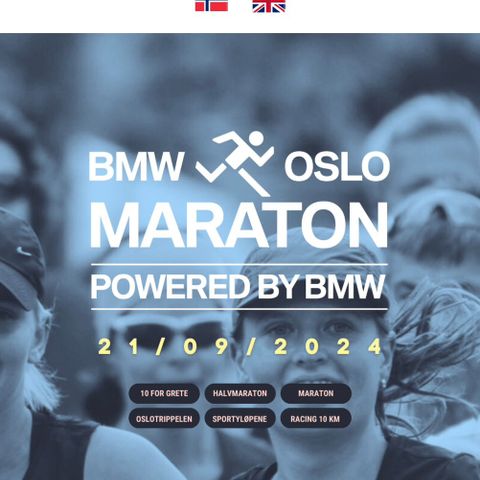 kjøper startnummer oslo halvmaraton