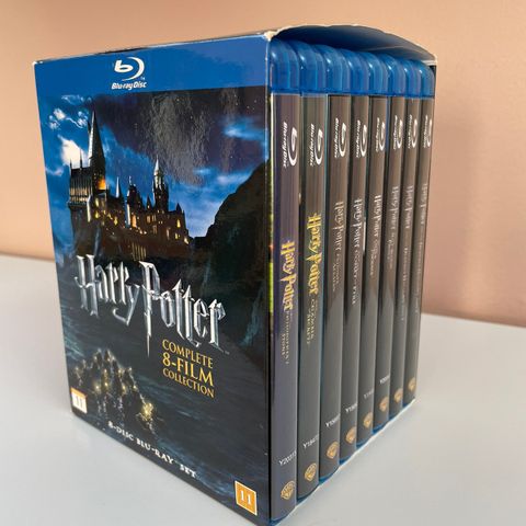 Harry Potter samleboks Blu Ray