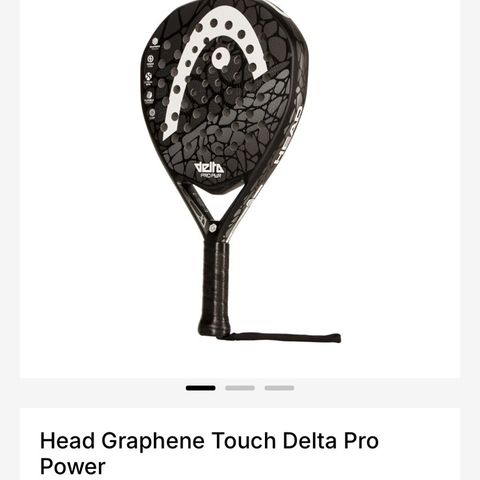 Head Graphene Touch Delta Pro Power Padelracket - som ny