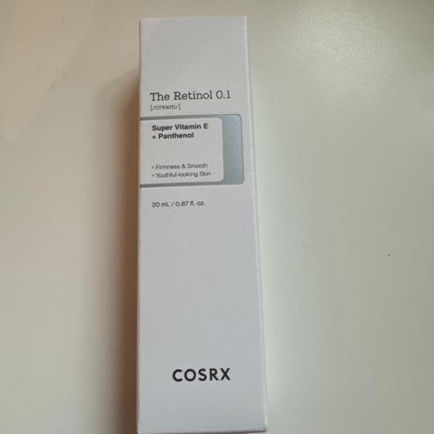 Cosrx retinol cream