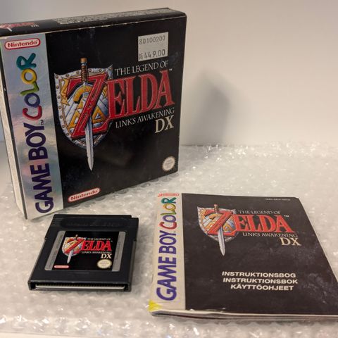 The Legend of Zelda: Link`s Awakening DX, GameBoy Color, PAL, m/manual