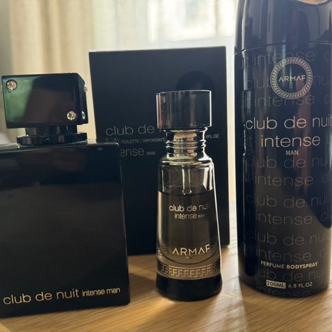 Armarf Club de Nuit Intense Man - 105 ml, 20 ml olje og 200 ml bodyspray