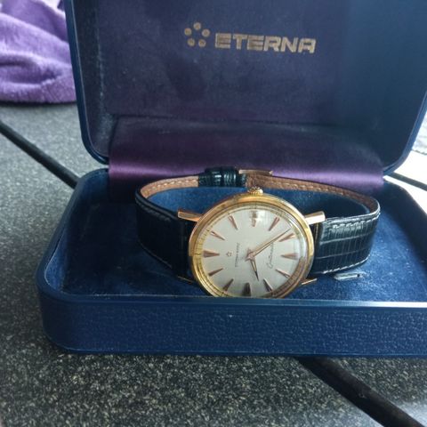 Eterna Centenarie Automatic 35mm 18 karat helgull 🇨🇭