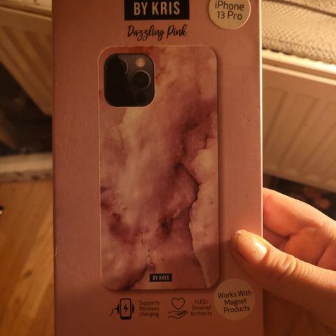 Rosa cover til iPhone 13 pro