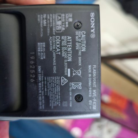 Sony camera flash HVL-F43M