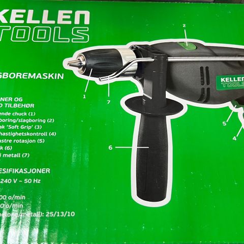 Kellen slagdrill 550 watt