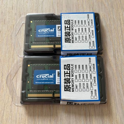 Crucial 2x8GB DDR3 SODIMM