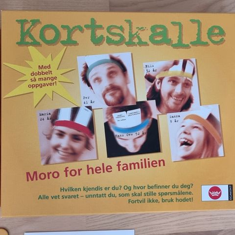 Kortskalle (med dobbelt så mange oppgaver) - Moro for hele familien