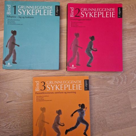 Grunnleggende sykepleie bok 1, 2 og 3