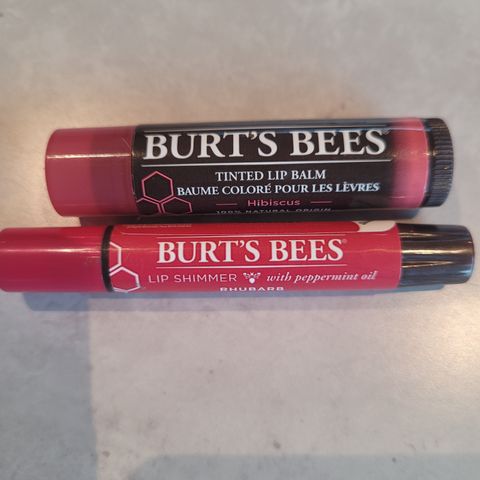 Burt's Bee lip balm x 2