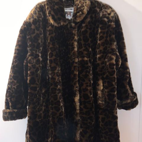 Vintage leopard kåpe