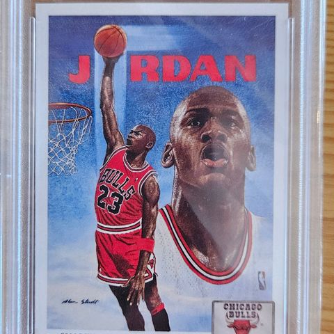 Michael Jordan Basketballkort gradert PSA 9