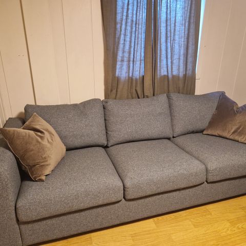 Vimle 3-seters sofa mellomgrå