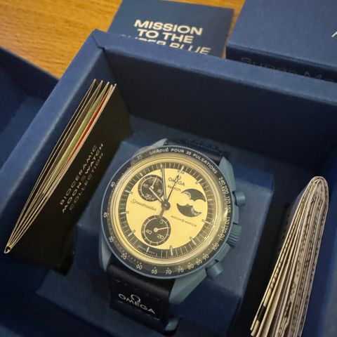 Omega X Swatch - Limited edition - Mission to the super blue moonphase