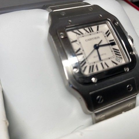 Cartier Santos Galbée CRW20098D6 m/dato, nettopp overh. fra fabrikk juli 2024