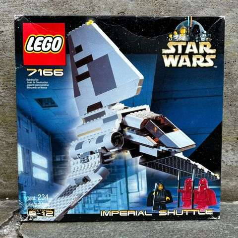 (FORSEGLET) LEGO Star Wars Imperial Shuttle 7166 Byggesett 8-12