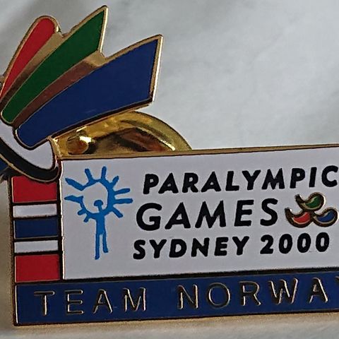 Paralympic Sydney 2000 OL Team Norway pins selges