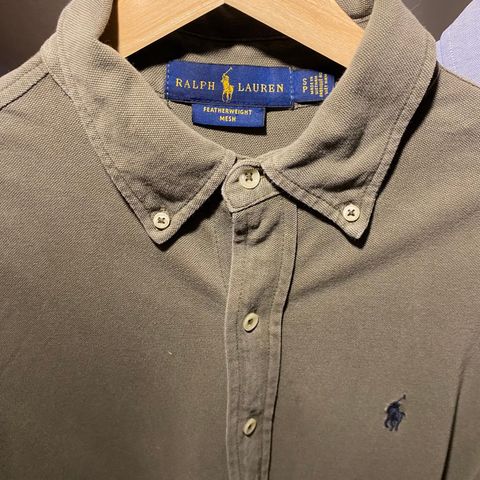 Ralph Lauren Poloskjorte (Khaki/Grønn)