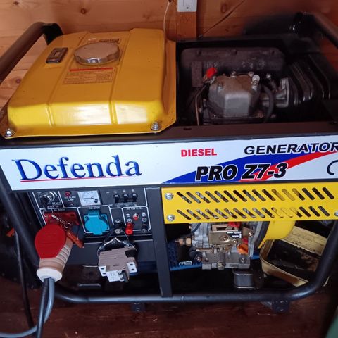 Kraftig 7500 kWh  generator - defekt regulator