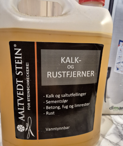 Sterk Kalk og Rustfjerner fr Aaltvedt stein