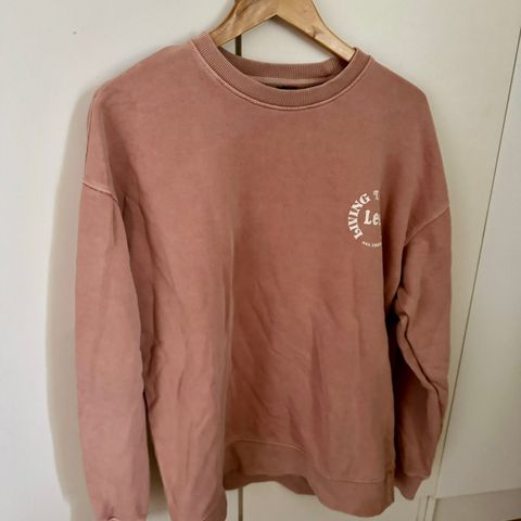 Lee Loose Fit crewneck genser str m