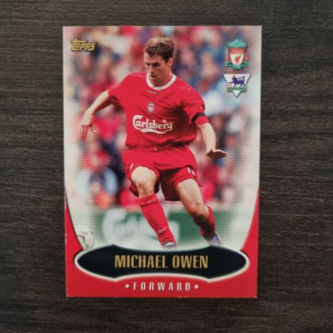 Michael Owen-fotballkort selges!