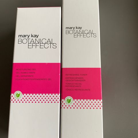 Mary Kay Botanical effects gel og toner