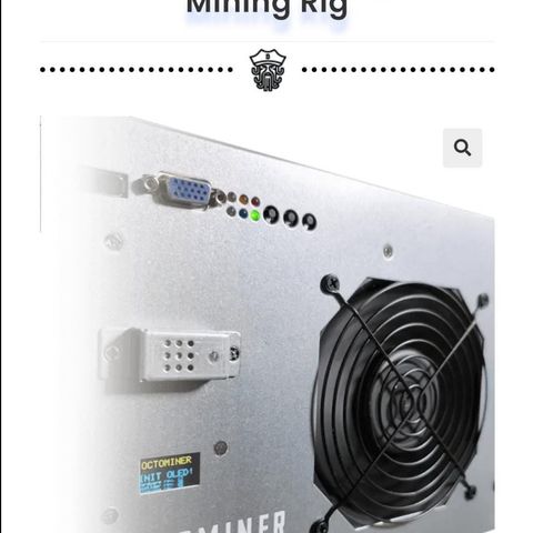 Selger Brukt Octominer x8Ultra 3000W Mining Case - inkl. 4 stk 6600 4 stk 6600XT