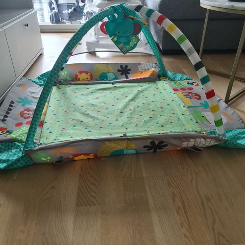 Babygym 5 in 1 med ape som lyser og spiller musikk.