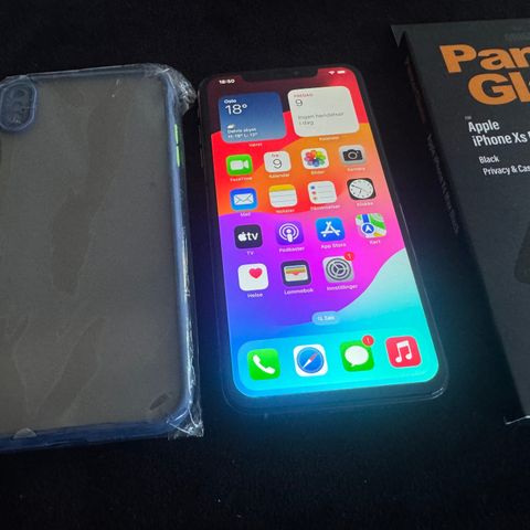 IPHONE XS MA 64 GB SVART OG GILD