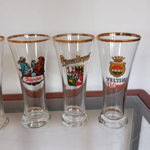 Pilsner ølglass 4 stk