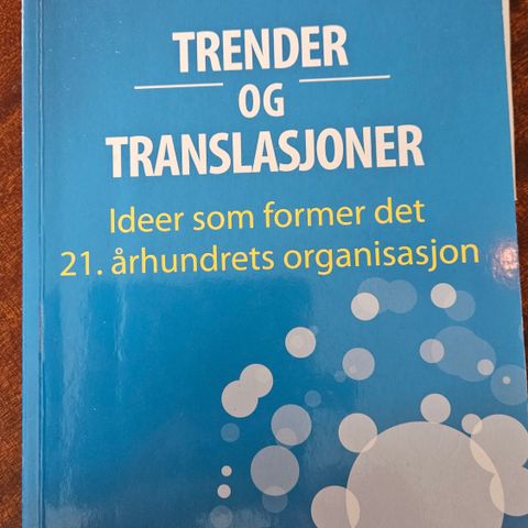 Rørvik Kjell Arne. Trender og translasjoner