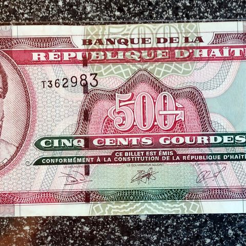 Haiti 500 Gourdes 2003