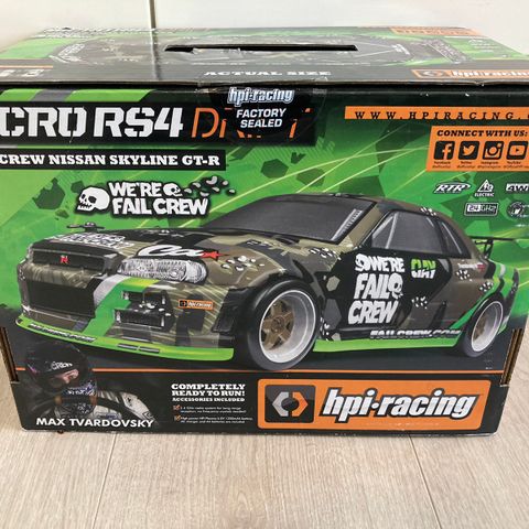 Hpi Micro RS4 driftebil 1/18