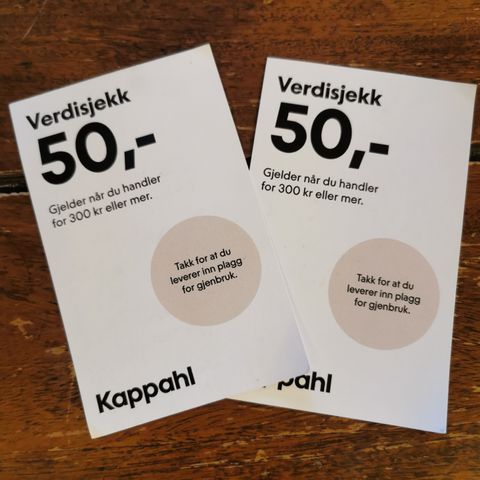 Kappahl verdisjekk