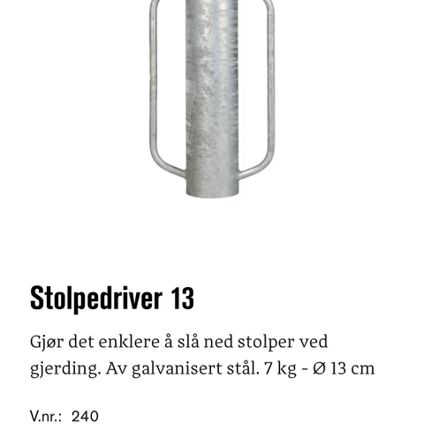 Stolpedriver