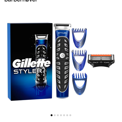 Gilette Fusion ProGlide Styler 3 i 1 Barberhøvel - Helt Ny