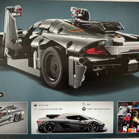 Byttes? NY Koenigsegg Lego Technic Uåpnet