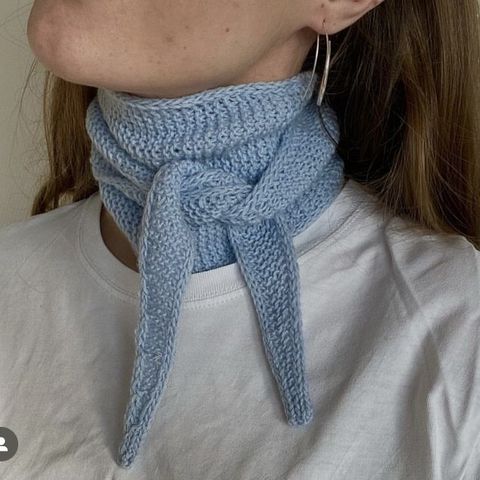 Petite Knit SOPHIE SCARF i (litt pusete) alpakkaull / skjerf / hals /