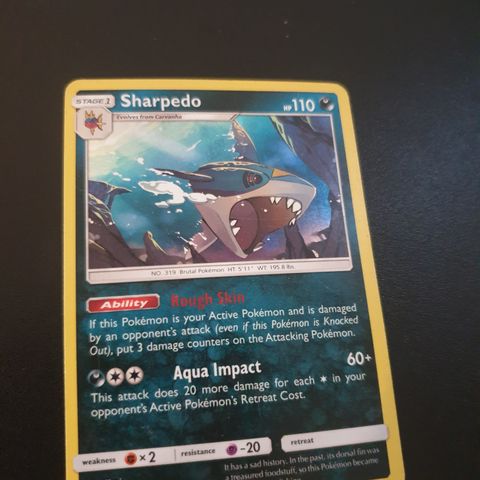 Pokemon Sharpedo Holo