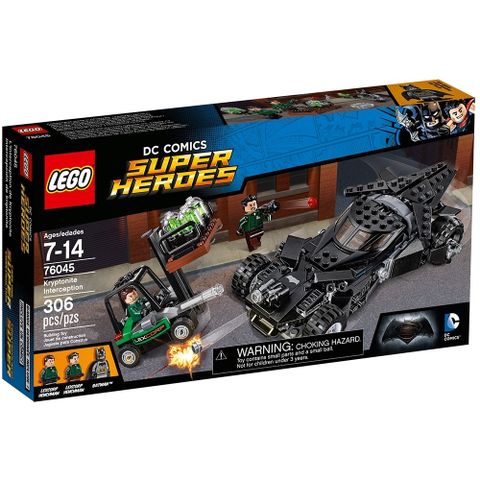 "NY" Lego Batman 76045 kryptonite interception DC Comics SUPER HEROES