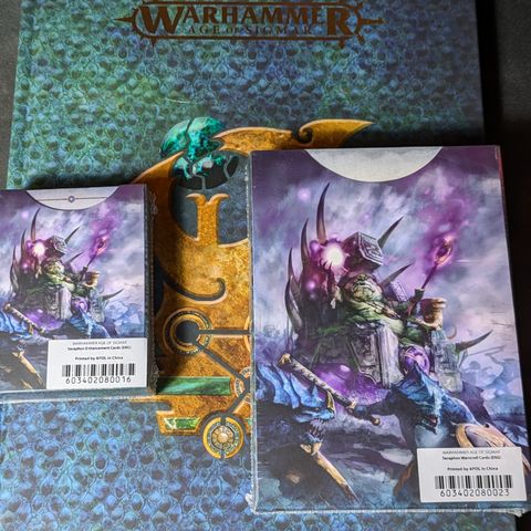 Seraphon bok, enhancement Cards og warscroll Cards