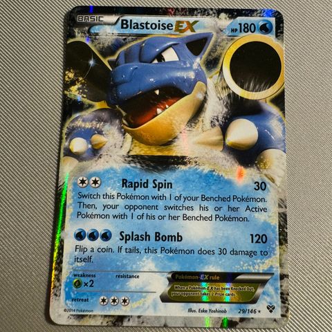 Blastoise EX 29/146 XY Base Set