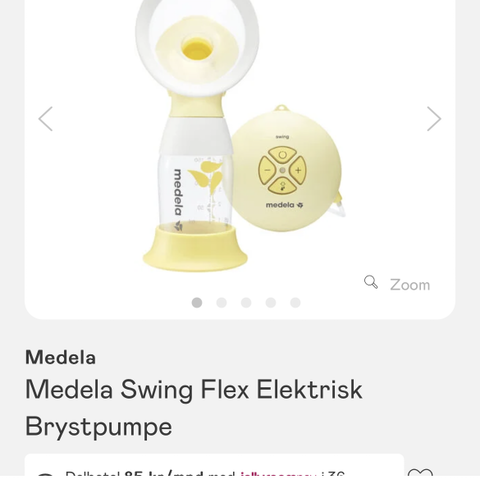 Medela swing