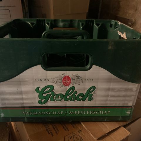 Grolsch ølkasse TOM