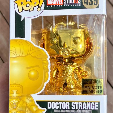 Funko Pop! Doctor Strange (Gold Chrome) | Marvel Studios (First 10 Years) (439)